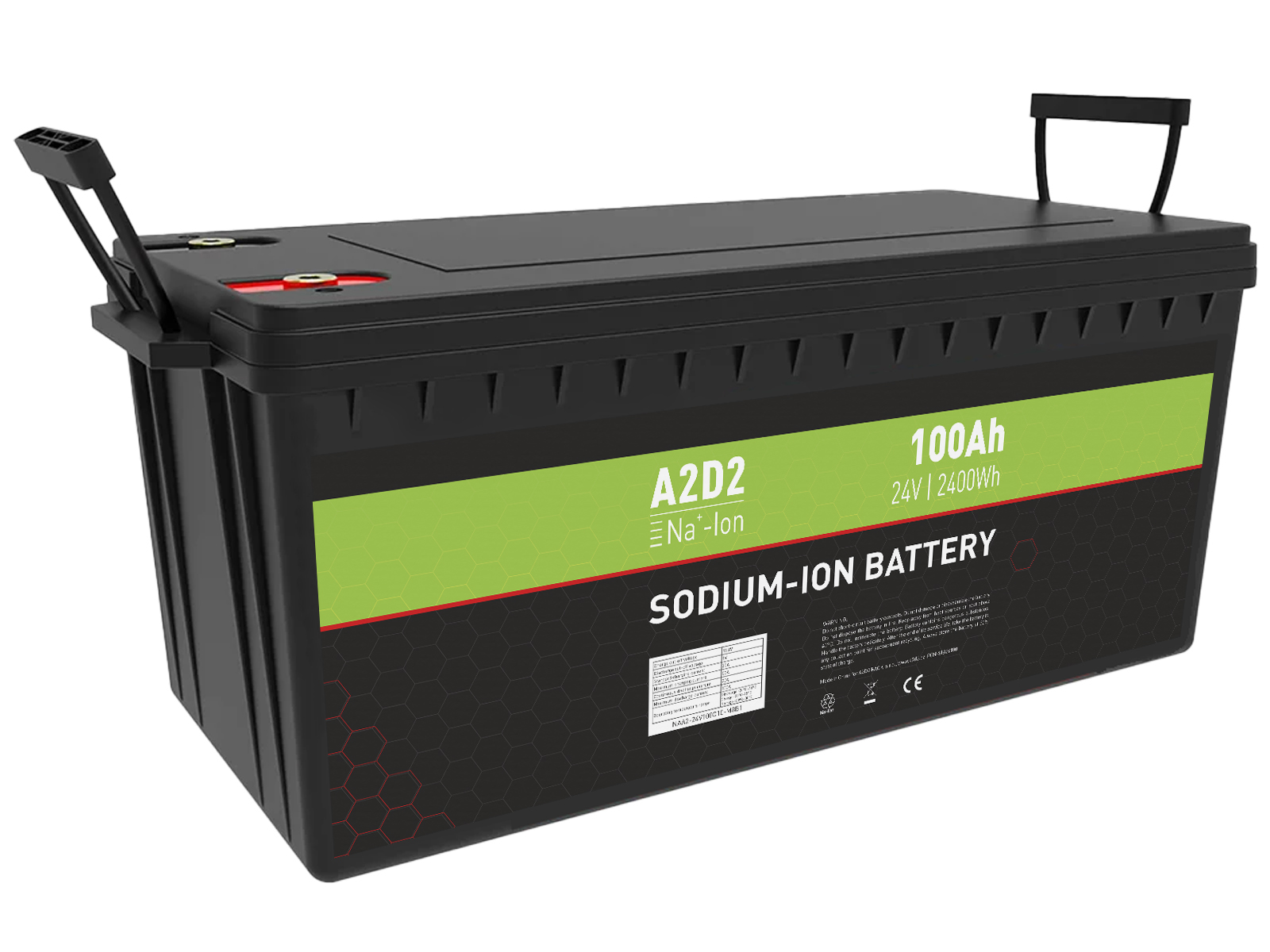 A2D2 baterie LiFePO4 24V 100Ah M8